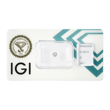 Brylant IGI 0,40ct, SI2/H